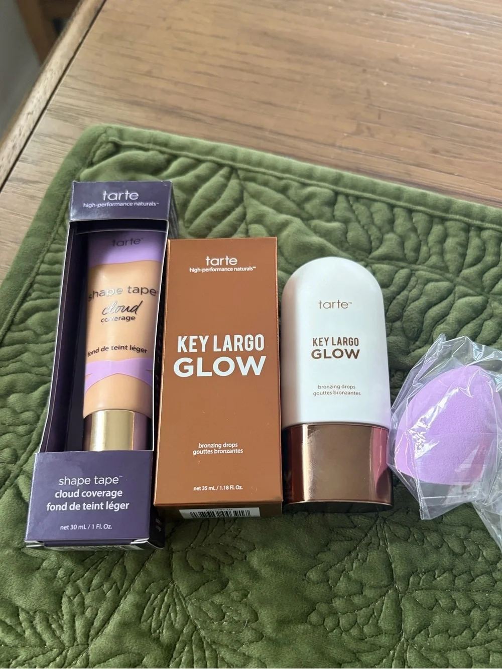 Tarte 3-Piece Key Largo Bronze Perfect Complexion Set 22N Light Neutral NIB
